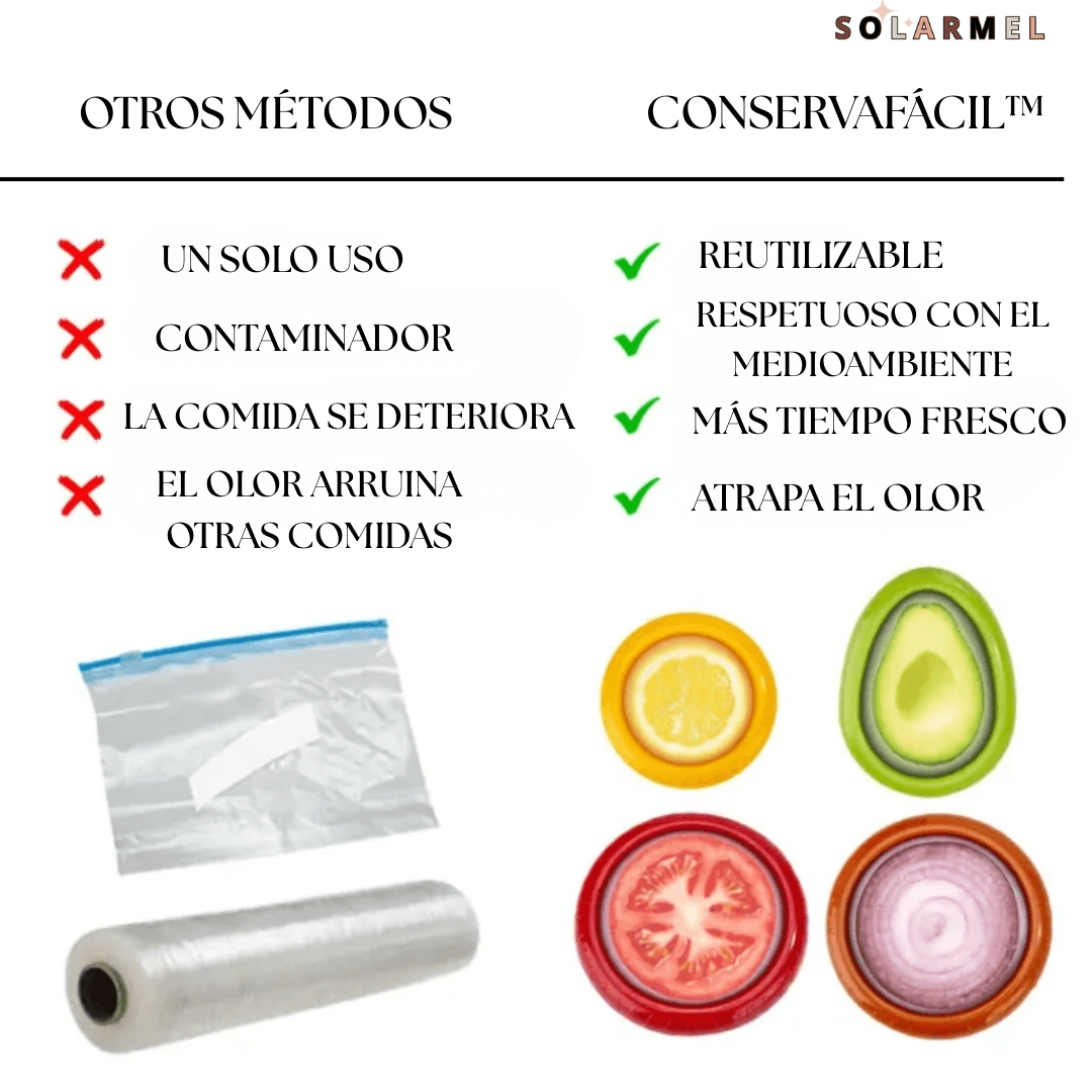 Recipientes Reutilizables - ConservaFácil™