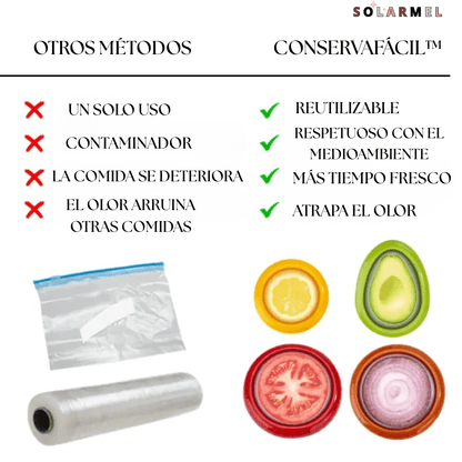 Recipientes Reutilizables - ConservaFácil™