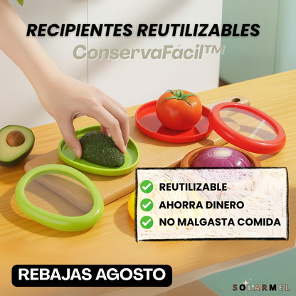 Recipientes Reutilizables - ConservaFácil™
