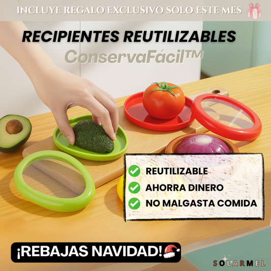 Recipientes Reutilizables - ConservaFácil™
