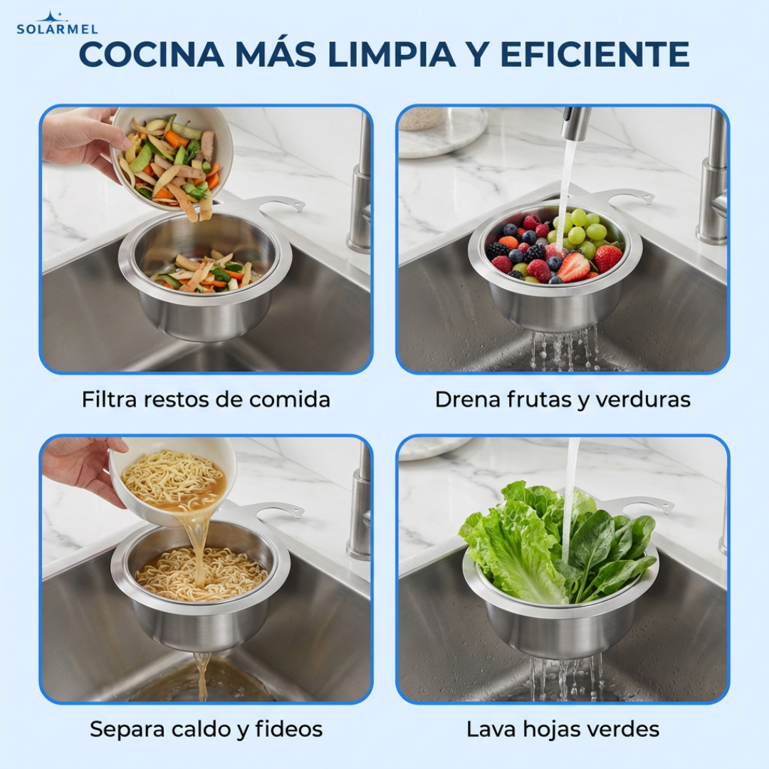 Colador de Cocina - CleanSink™