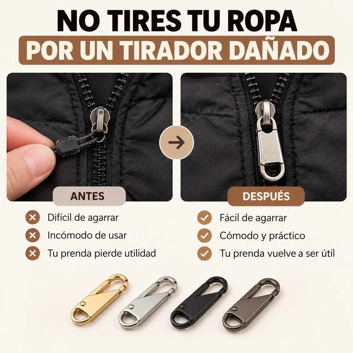 PACK EXTRA KIT REPARADOR DE CREMALLERAS