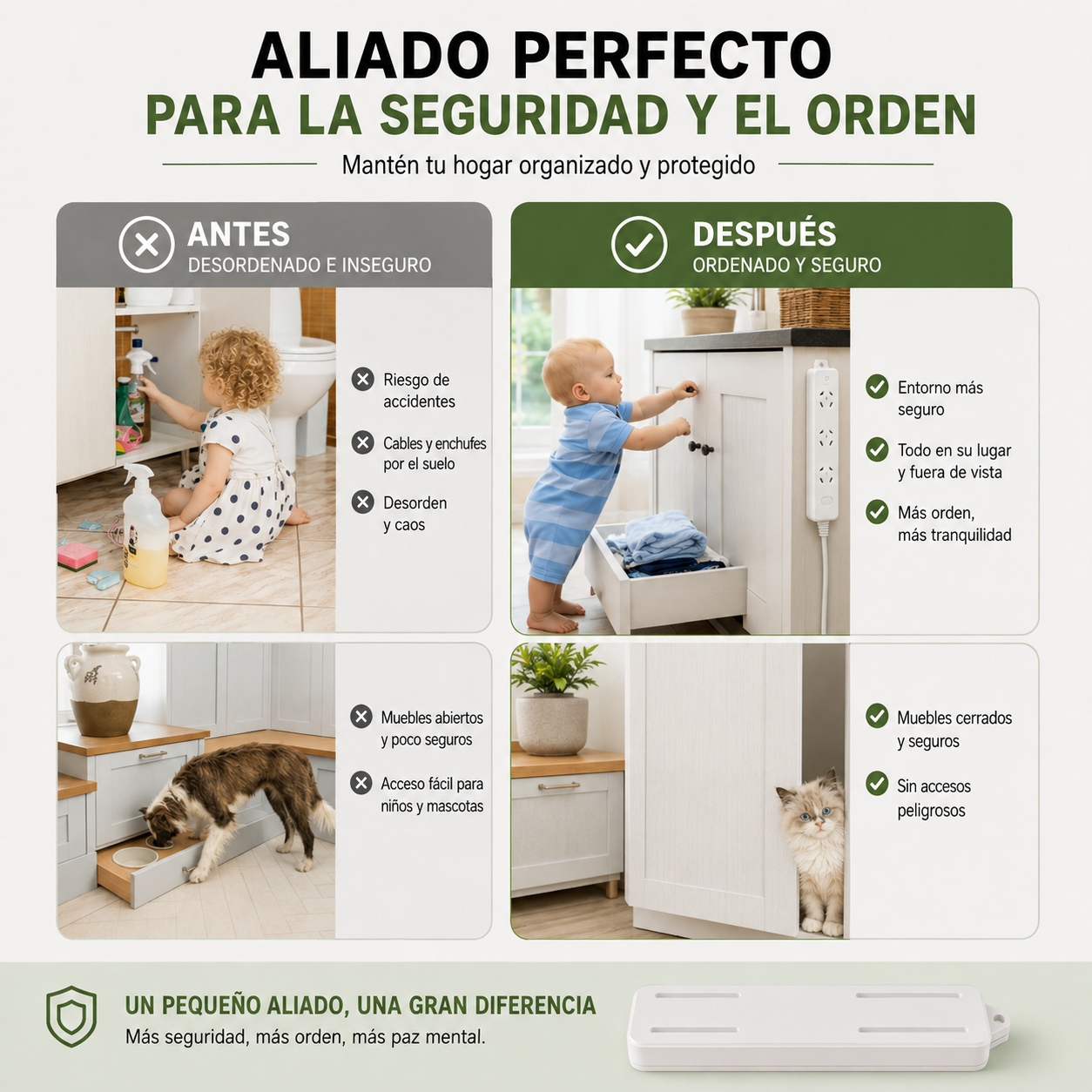 Adhesivo Organizador - FlexHold™