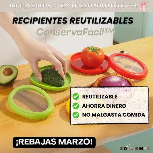 Recipientes Reutilizables - ConservaFácil™